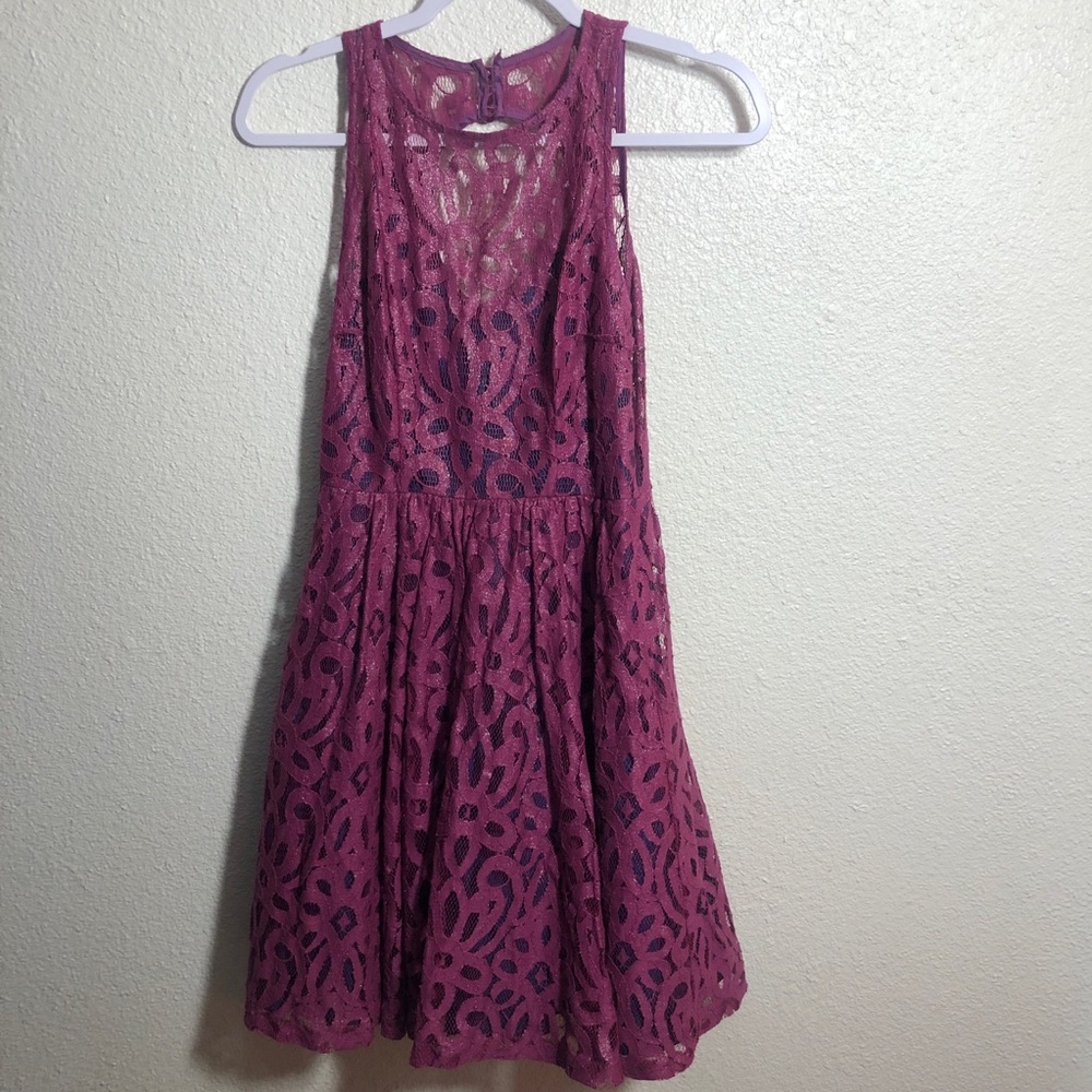 Purple Lace Dress from Tracy Reese